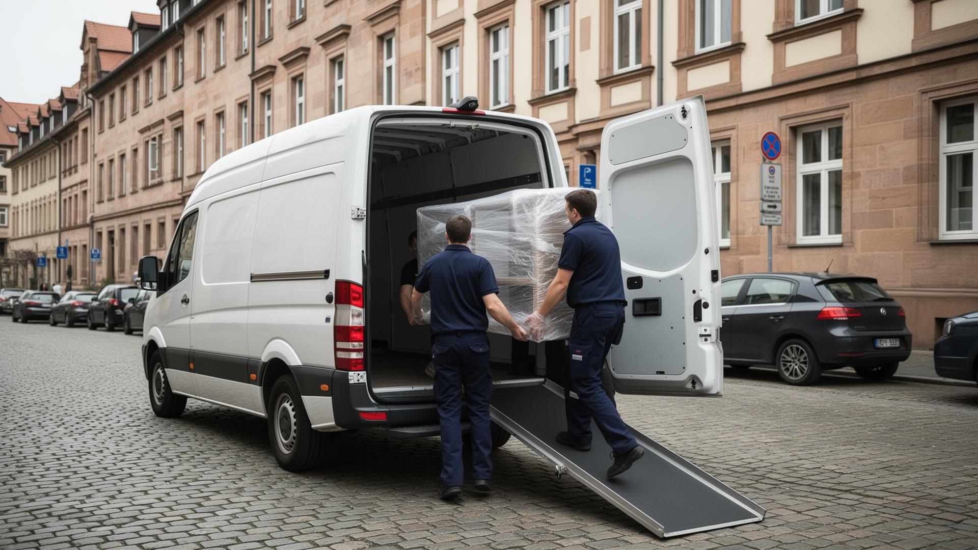 Moderner Fuhrpark der Global Axis Group — professionelle Transporter und LKWs